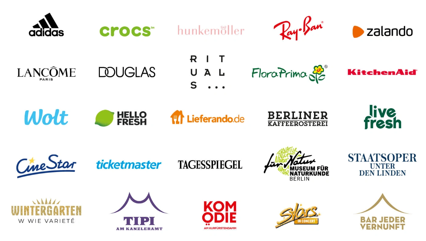 Alle Partner*innen des BVG Clubs auf einen Blick.
