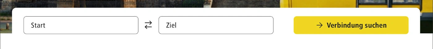 Screenshot der Verbindungssuche auf bvg.de.