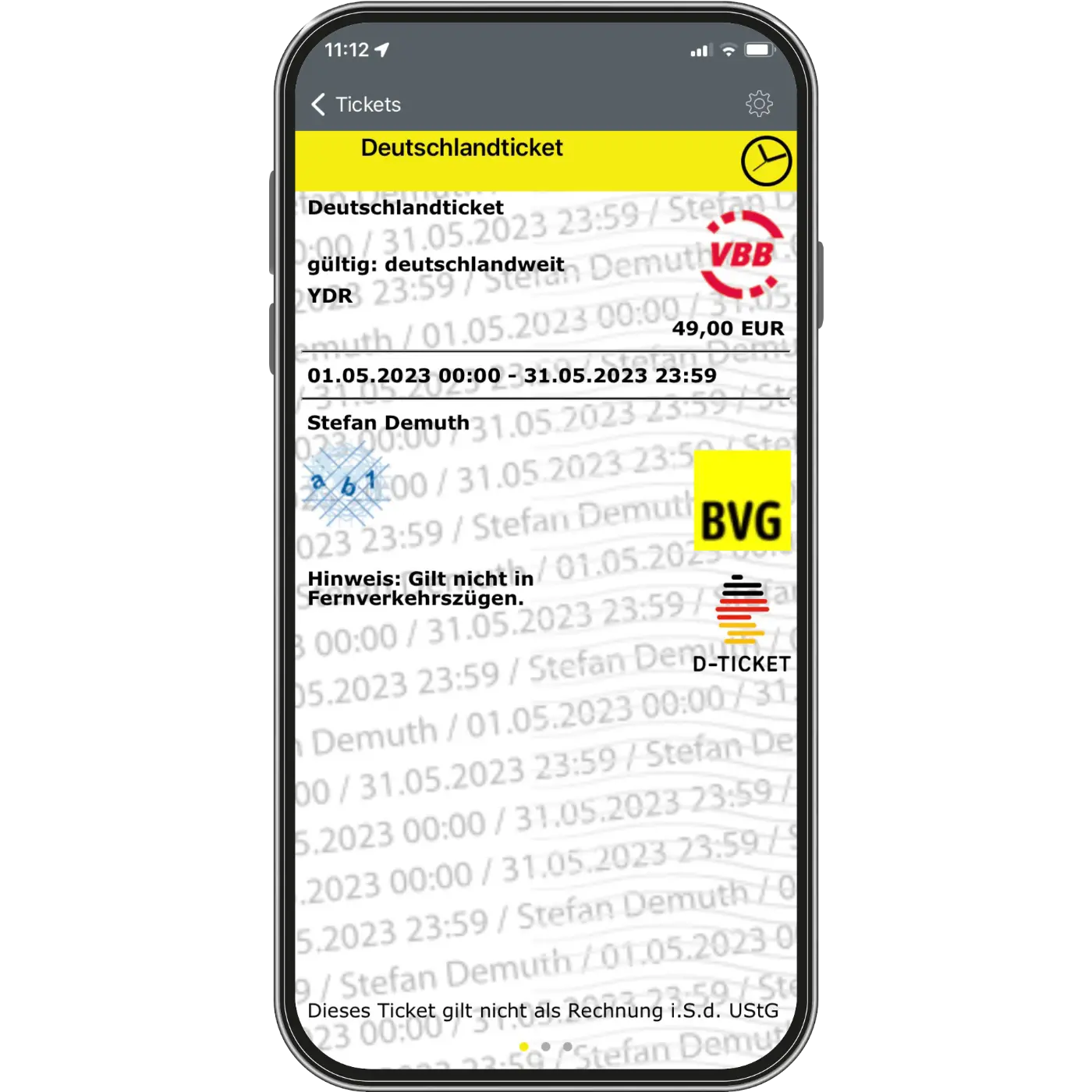 Dein Deutschlandticket als Handyticket. BVG