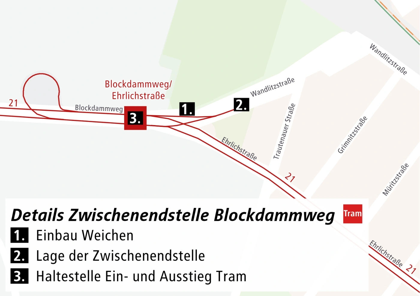 Bauübersicht Blockdammweg