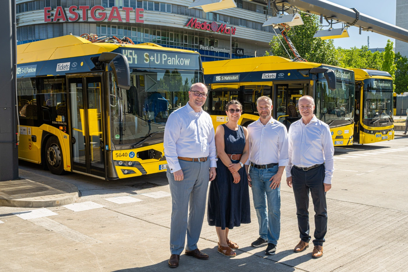 Neue Ladeinfrastruktur an den Busendhaltestellen