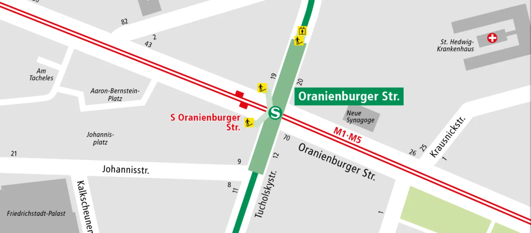 S Oranienburger Str. Haltestelleninfo BVG