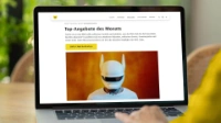 Ein Blick auf einen Laptop-Screen mit den Angeboten des BVG Clubs für den Monat Juli.