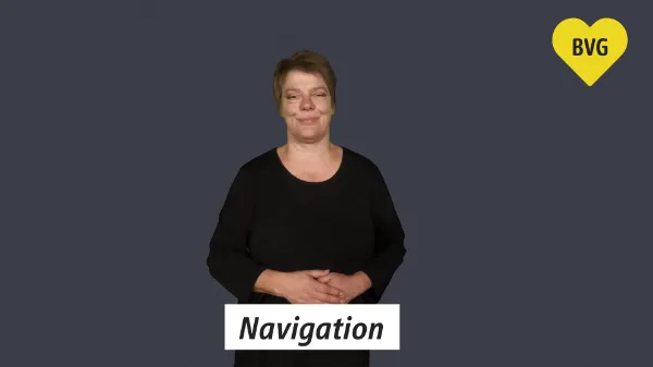 Vorschaubild zum Video der Navigation auf bvg.de in Gebärdensprache