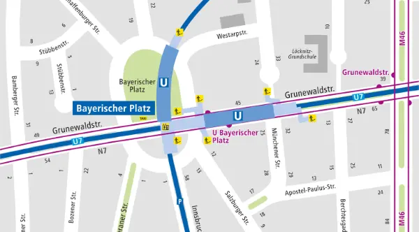 Vorschaubild Standortplan Bayerischer Platz