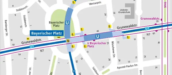 Vorschaubild Standortplan Bayerischer Platz